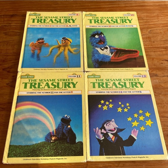 Vintage Sesame Street Hardcovers Volume 9,10,11,12 - Picture 1 of 14